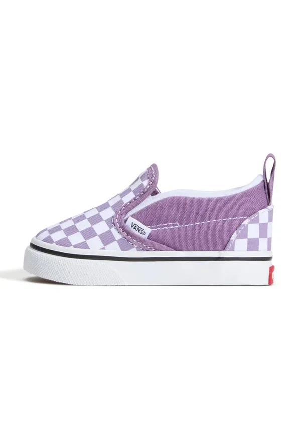 Кроссовки с клетчатым принтом Vans, фиолетовый