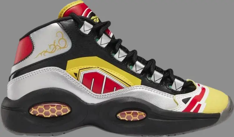 

Кроссовки power rangers x question mid big kid 'megazord battle mode!' Reebok, черный