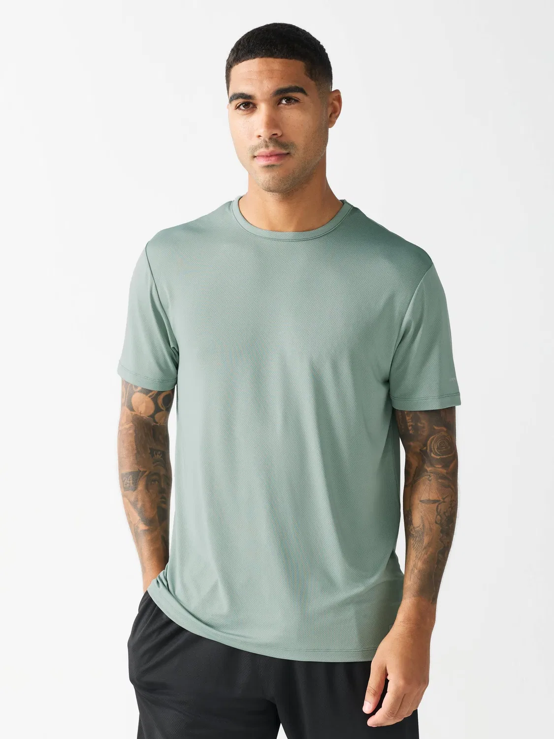 Футболка с коротким рукавом Active Gym Training Top Next, синий/черный/зеленый — фото 4