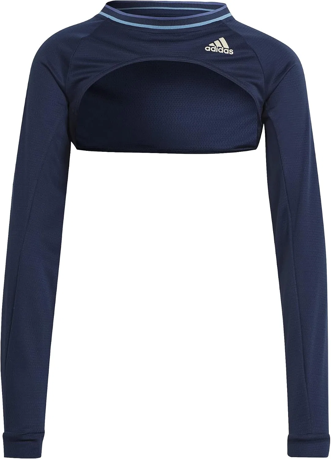 Женская длинная футболка Match Shrug Pb adidas, Crew Navy/Alumina — фото 4