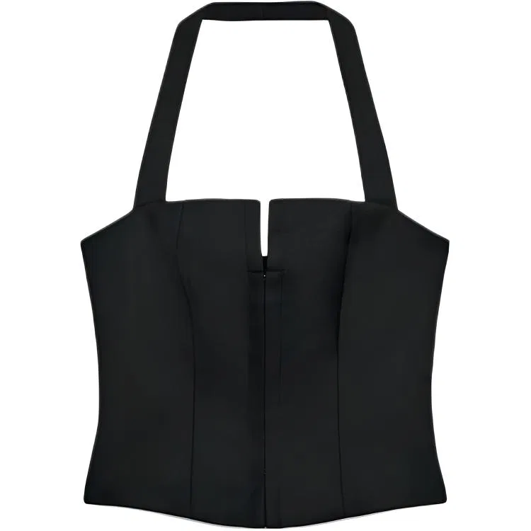 Женский топ без рукавов ZARA, Black