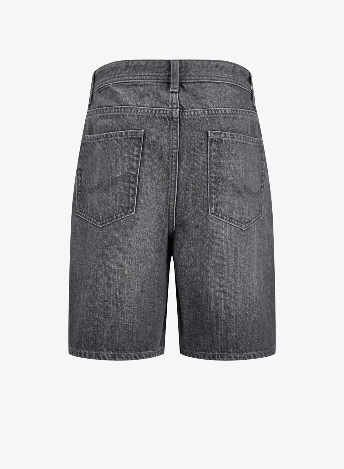 Шорты джинсовые с карманами JJITONY JJORIGINAL Jack & Jones Junior, серый — фото 2