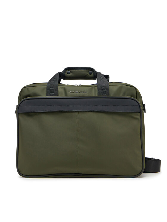 

Сумка для ноутбука Th Repreve Computer Bag AM0AM13186 Tommy Hilfiger, хаки