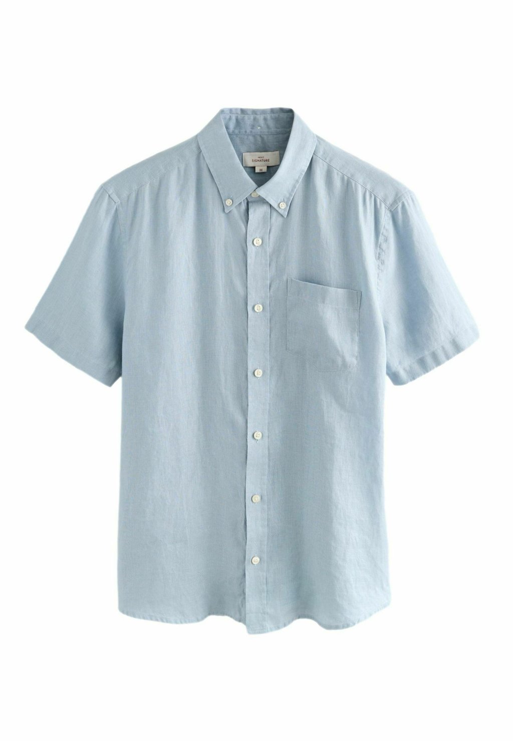 

Рубашка REGULAR FIT - SIGNATURE SHORT SLEEVE Next, светло-голубой