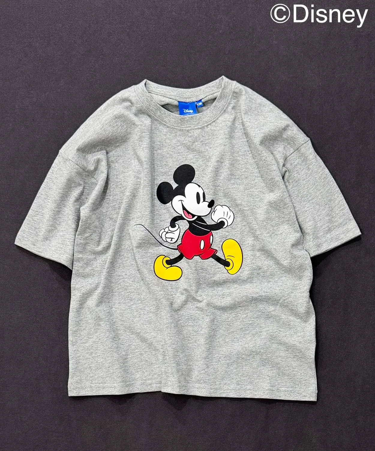 Детская футболка с принтом Mickey Mouse Disney, Хитер Грей