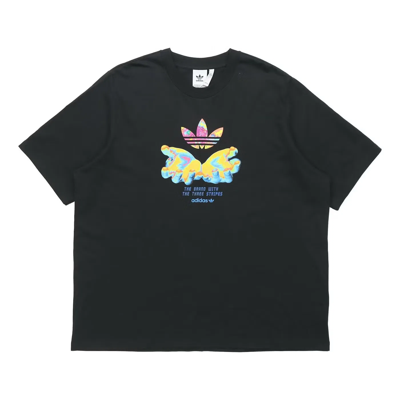 Футболка с принтом ретро Originals Adidas, черный