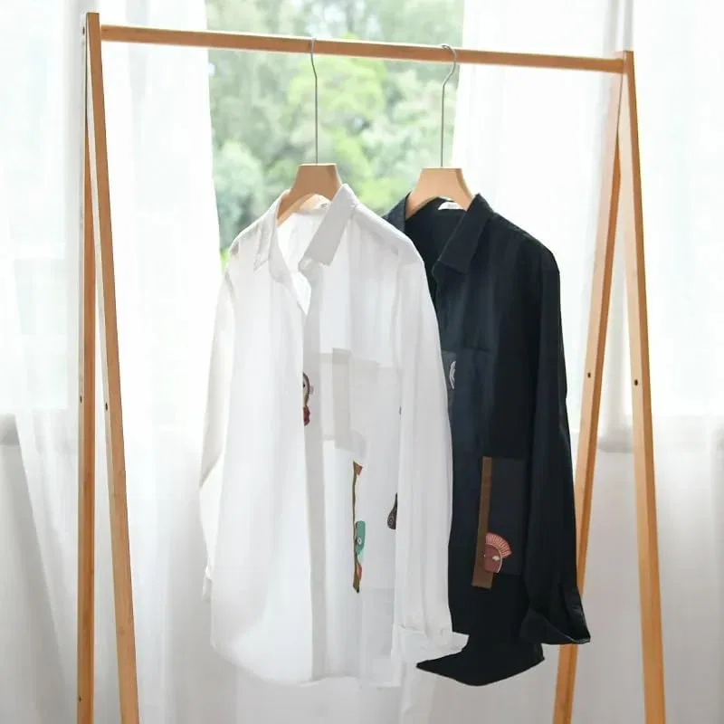Мужская рубашка с заплаткой кармана Casual Cotton Shirt, White — фото 2