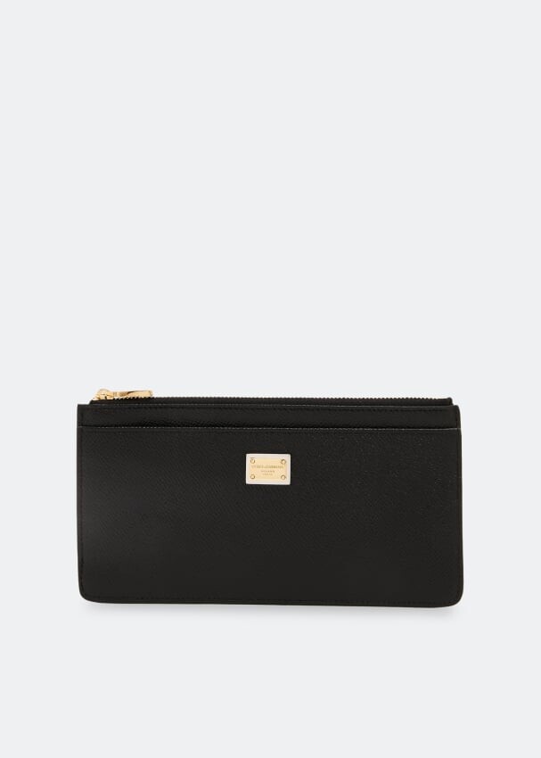 

Кошелек DOLCE&GABBANA Leather wallet, черный