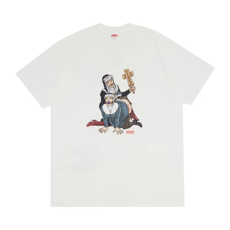 

Футболка Supreme Nuns Tee, белый