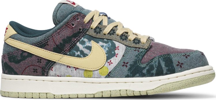 Кроссовки Nike Dunk Low 'Community Garden', многоцветный - фото