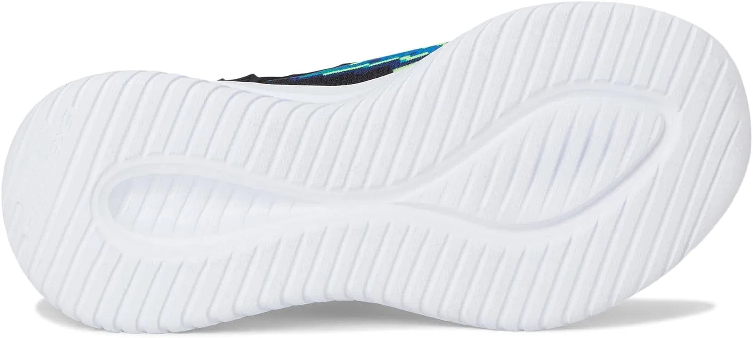 Детские кроссовки для мальчиков Ultra Flex 3.0 4K Pointz PS Skechers, Black/Blue/Lime — фото 4