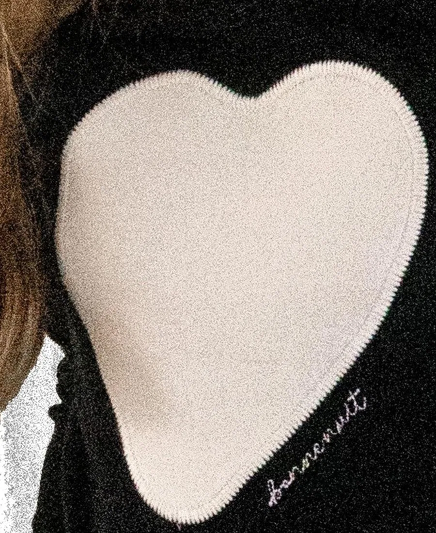Комплект из футера с принтом Heart/Star NoggiWear, Black — фото 2