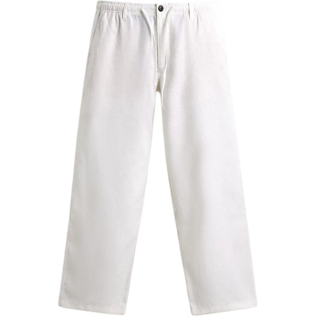 Мужские повседневные брюки прямого кроя ZARA, Raw White