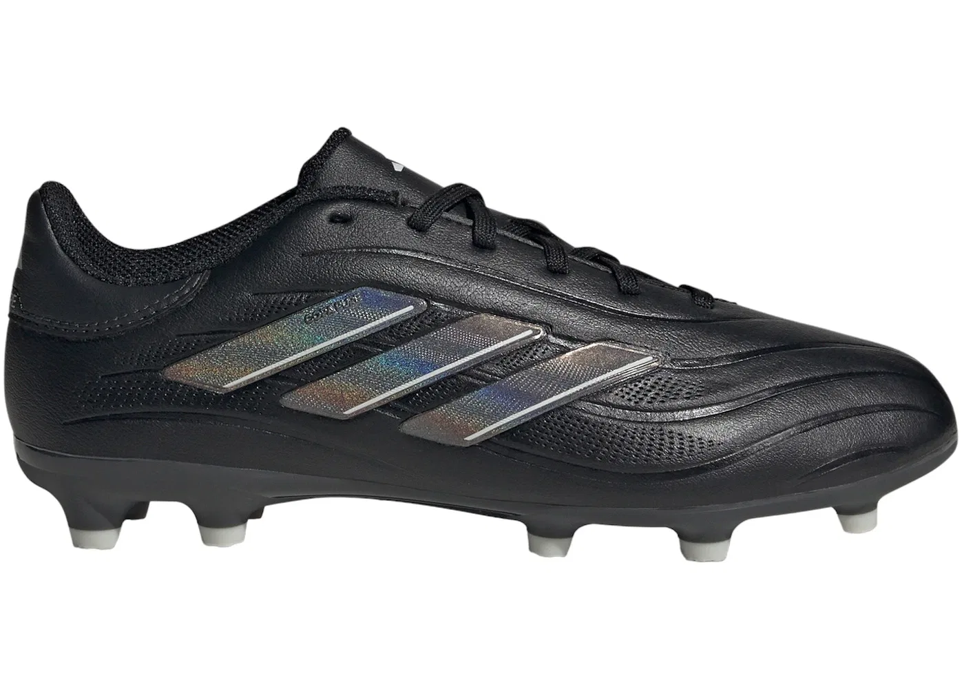 Детские бутсы для футбола с фиксированной подошвой Adidas Copa Pure II League FG, Core Black Carbon Grey One