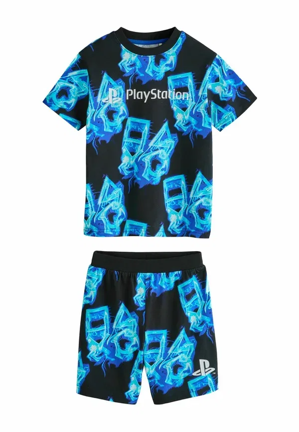 Комплект пижам из 2 штук с принтом, Playstation, Next Black, черный/синий — фото 2