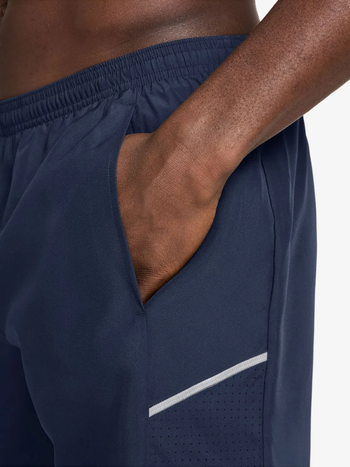 Шорты беговые Nike Miler Dri-FIT 7 дюймов 2-в-1, Midnight Navy — фото 4