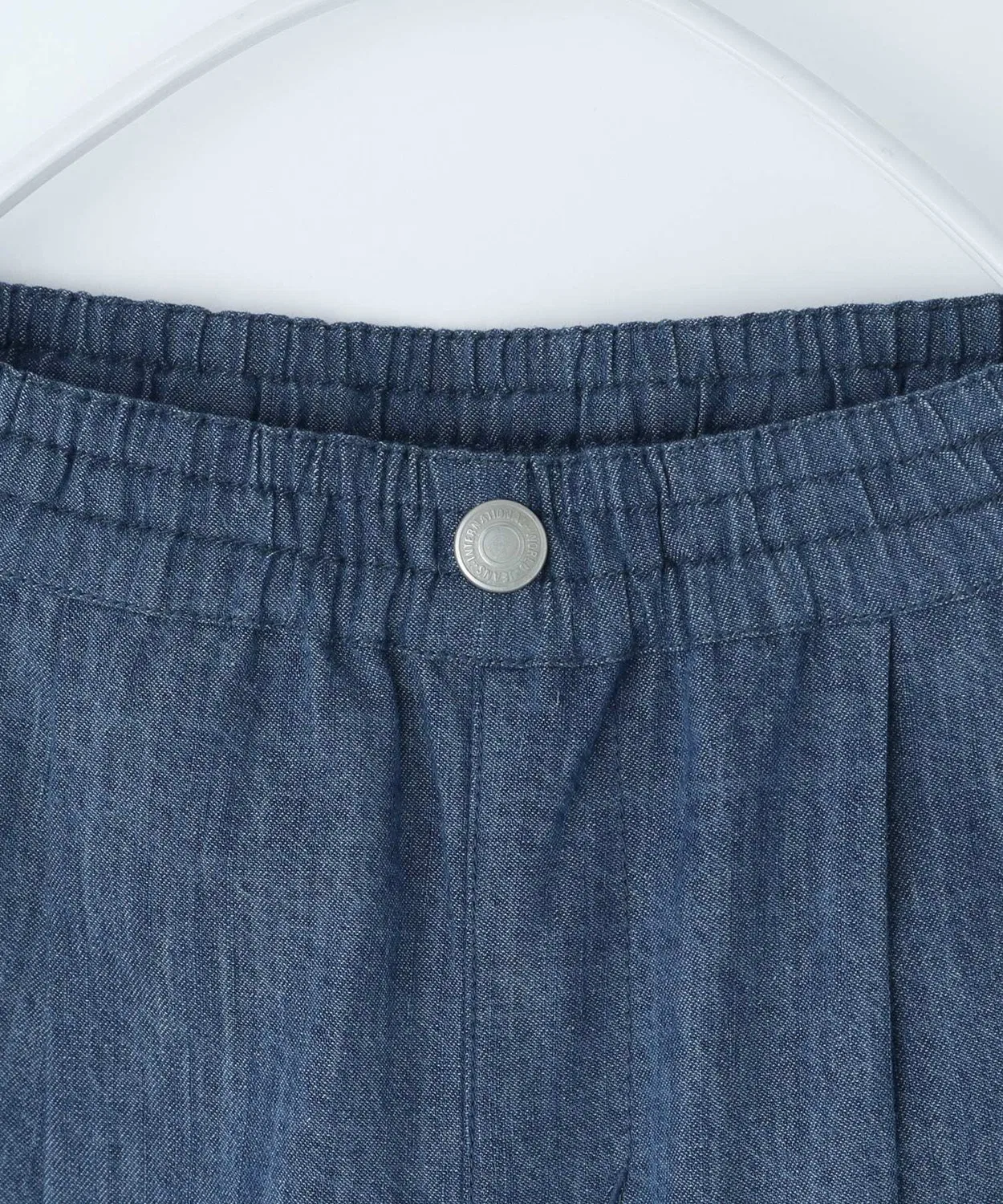 Детские джинсовые брюки на резинке с завязками, модель Easy Pants THE SHOP TK, Light Blue — фото 4