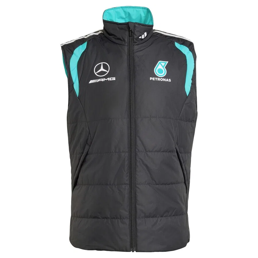 Спортивный жилет ADIDAS PERFORMANCE 'Mercedes - Amg Petronas Formula 1 Team' черного цвета