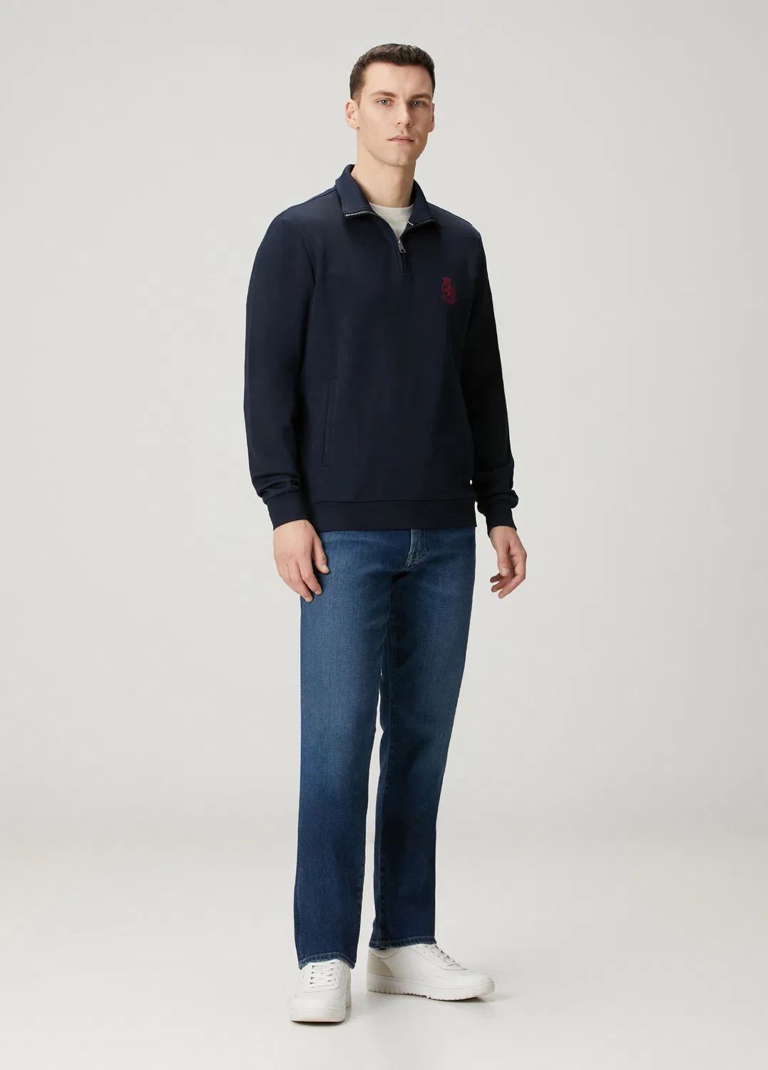 Свитшот Tommy Hilfiger, синий — фото 2