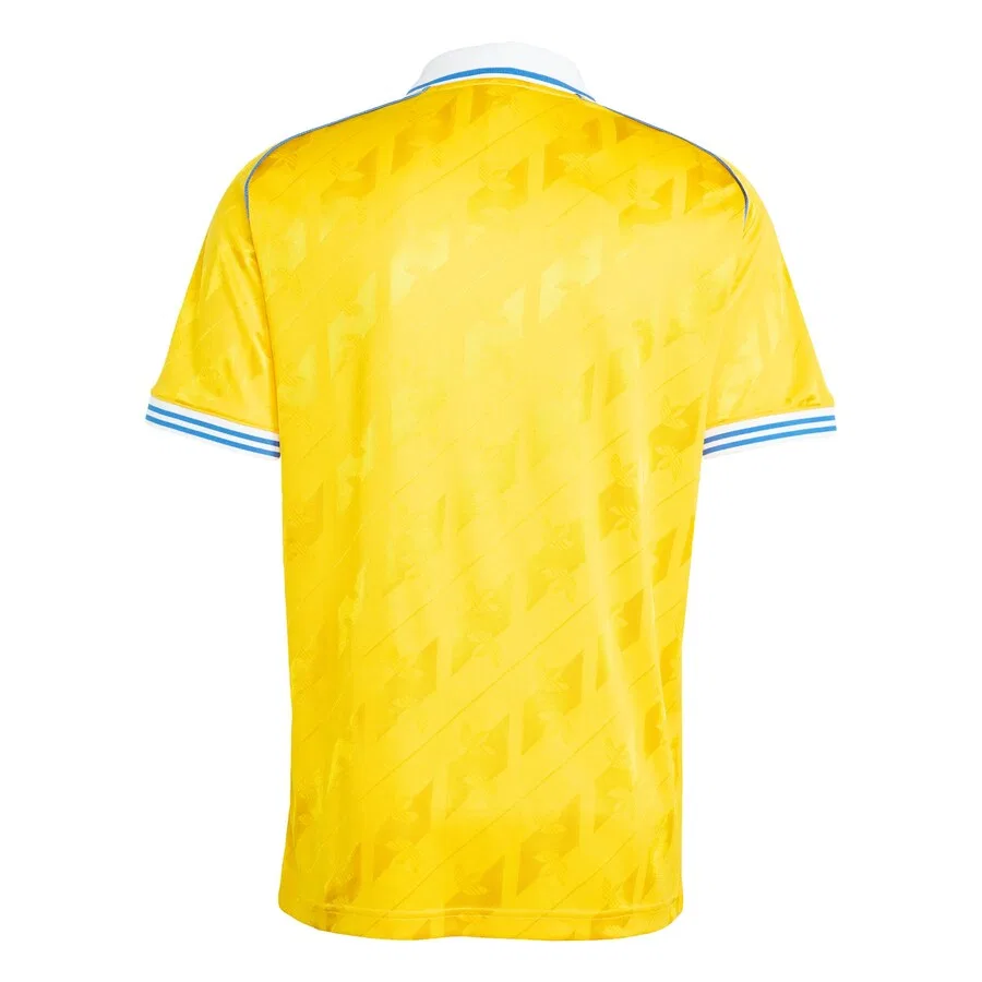 Футболка ADIDAS ORIGINALS 'UANL Tigres Anniversary' желтого и темно-желтого цвета — фото 2