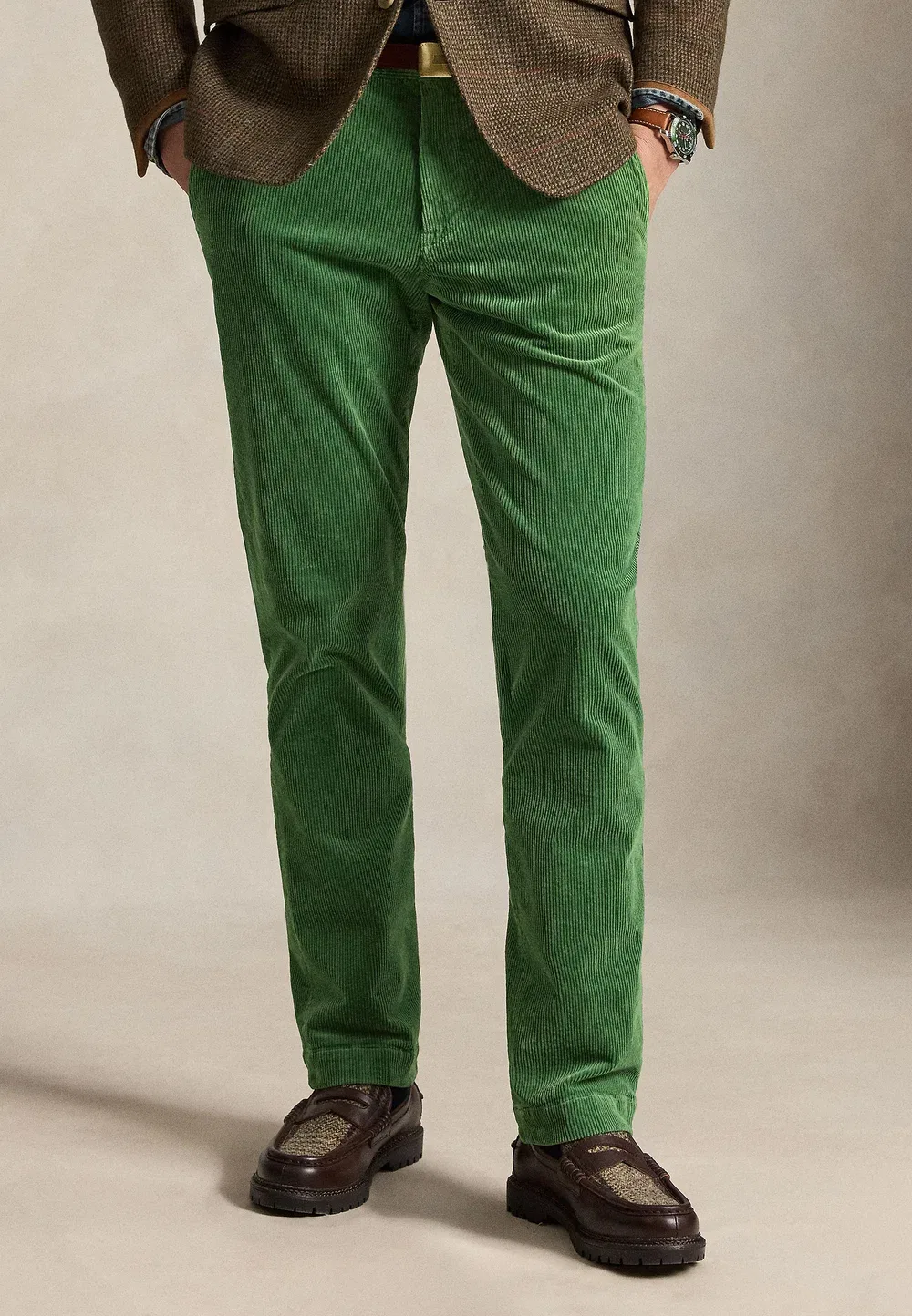 Брюки с плоским передним краем Polo Ralph Lauren, Meadow Green