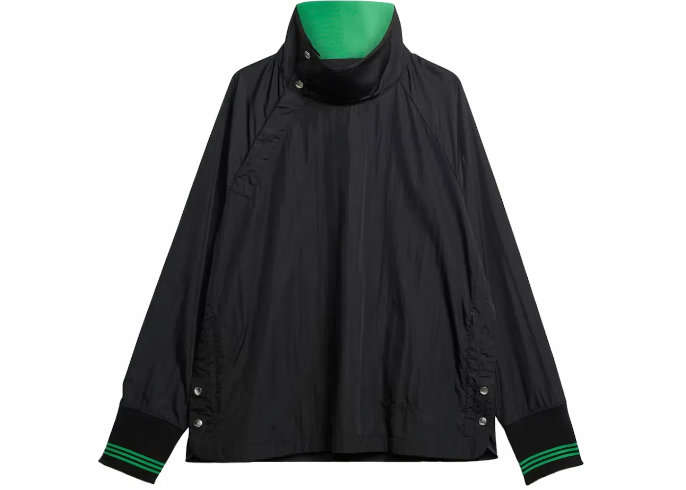 Мужская куртка с длинным рукавом Adidas x Wales Bonner Statement Nylon Track Top, Black