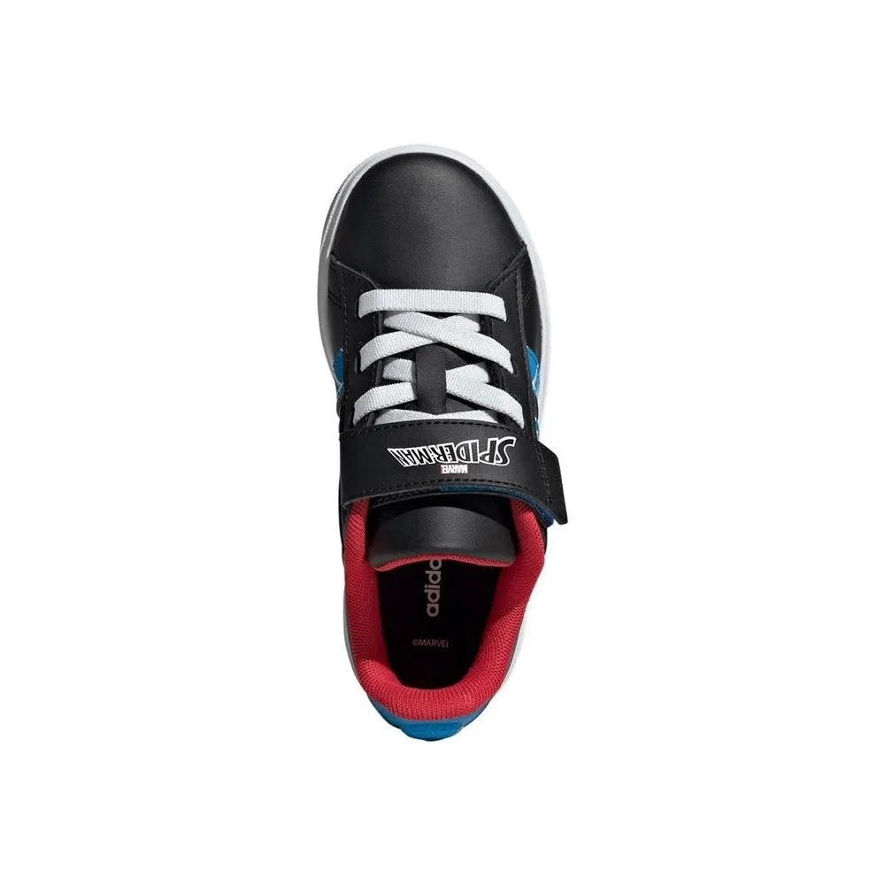 Детские кроссовки для прогулок с принтом Spider-Man GRAND COURT SPIDER-MAN EL K adidas — фото 3