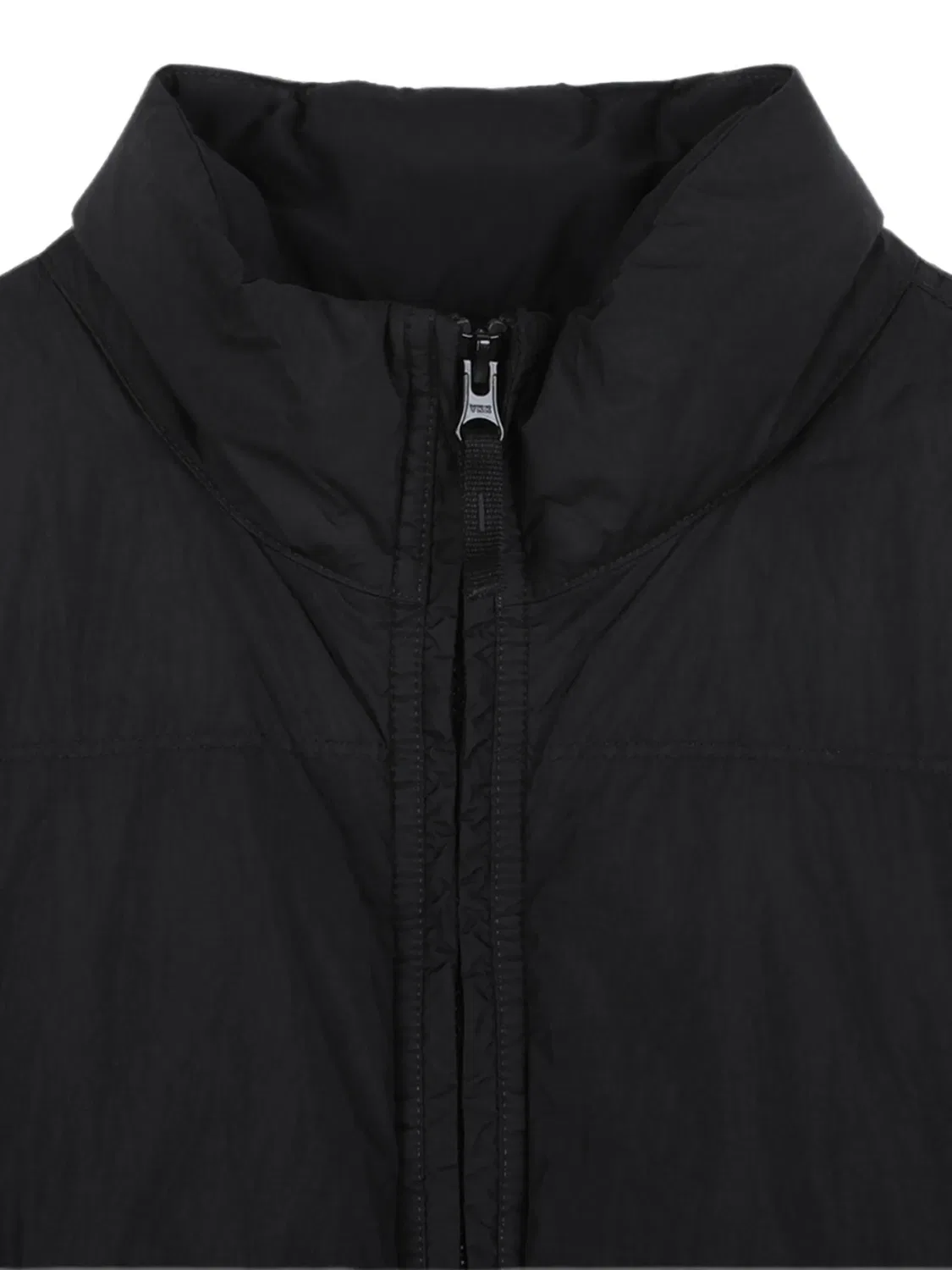Пуховик с нашивкой-логотипом Stone Island Junior, черный — фото 4
