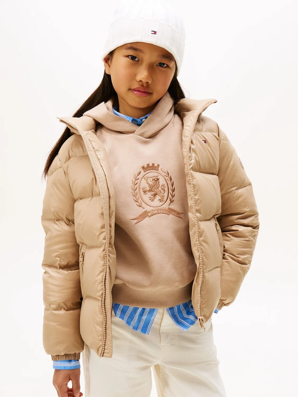 Куртка пуховая, утепленная Tommy Hilfiger, коричневый