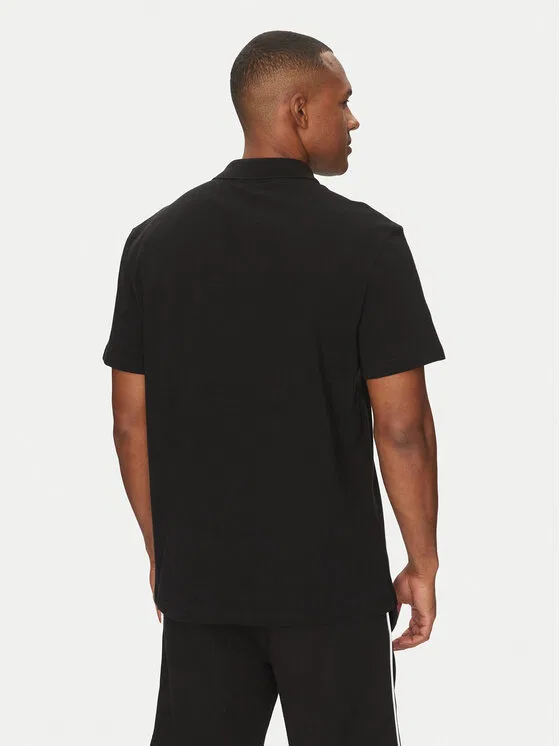 Поло regular fit Lacoste, черный — фото 3