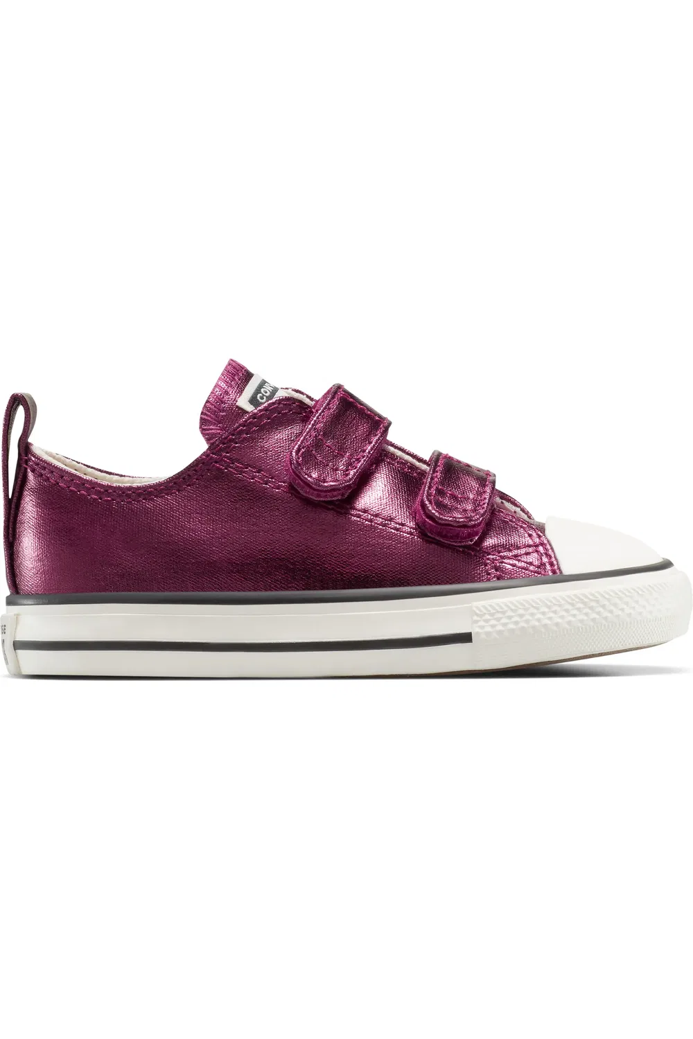 Детские кеды на низком подъеме металлик Chuck Taylor All Star Converse, Mesa Rose/Egret/Black — фото 2