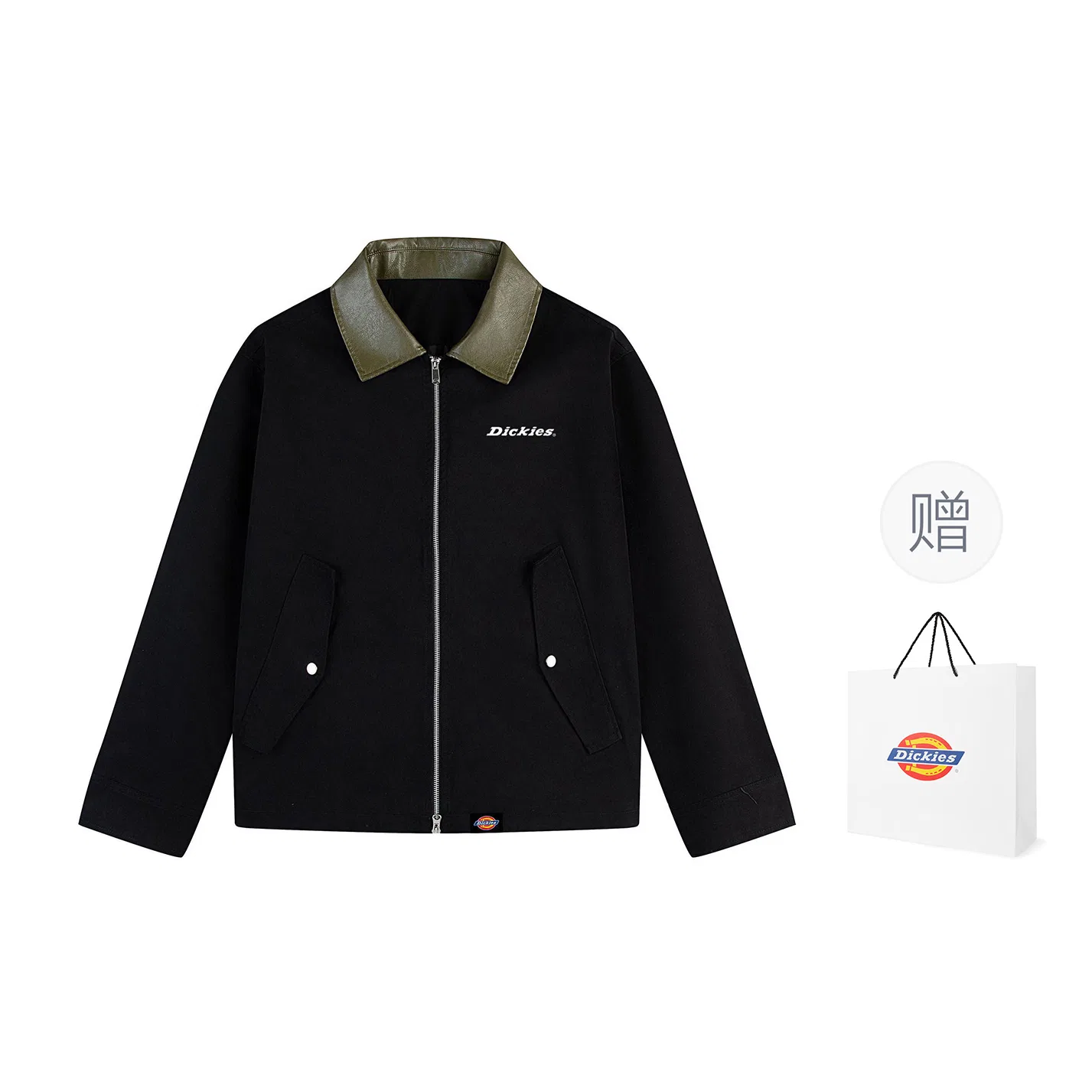 Детская куртка с лацканами Dickies, White — фото 3