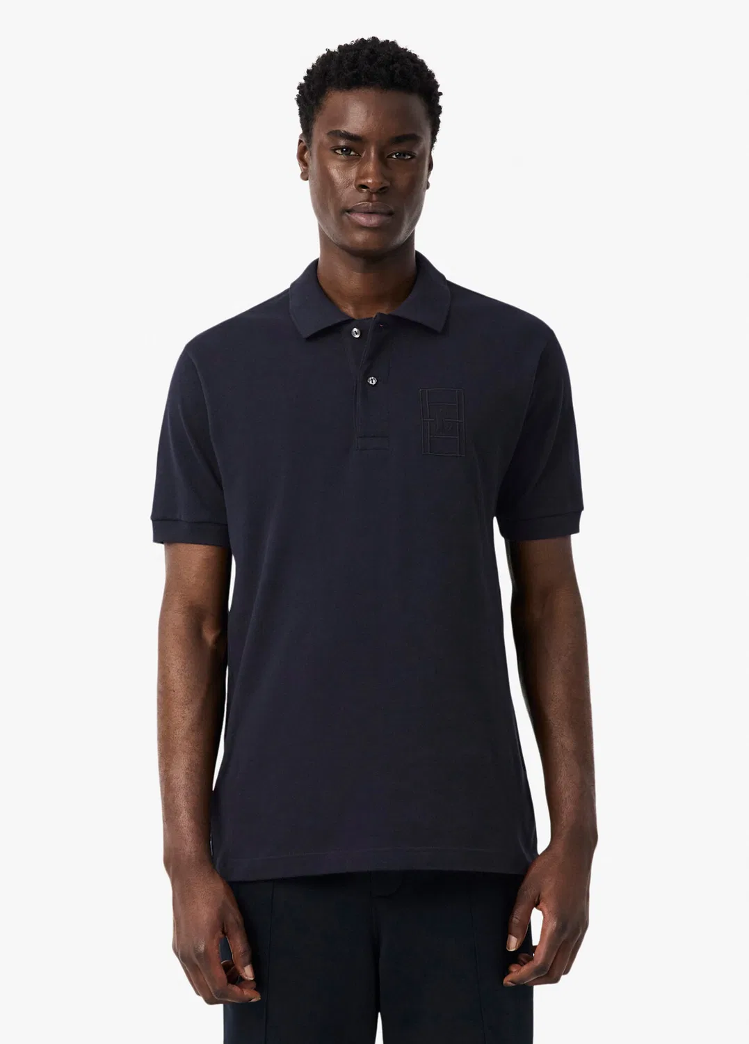 Polo Lacoste Classic Fit, серый — фото 2