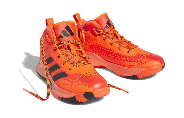 Кроссовки cross em up 5 wide j Adidas, красный — фото 3