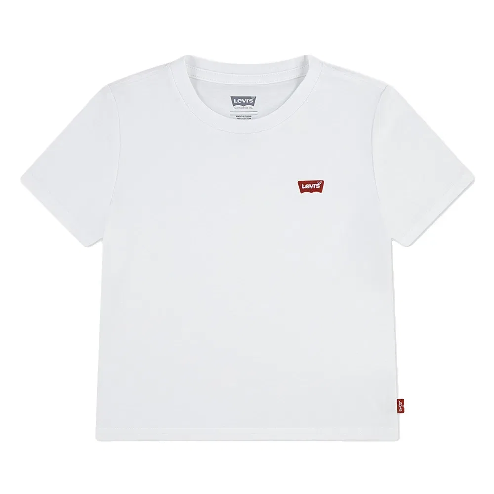 Детская футболка с коротким рукавом Levi's 6EA100, White