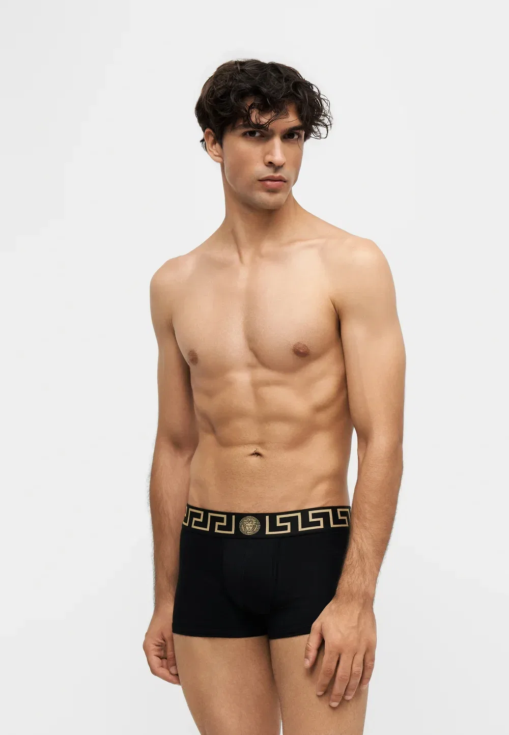 Нижнее белье - боксерские шорты Versace, Black/Gold_Coloured