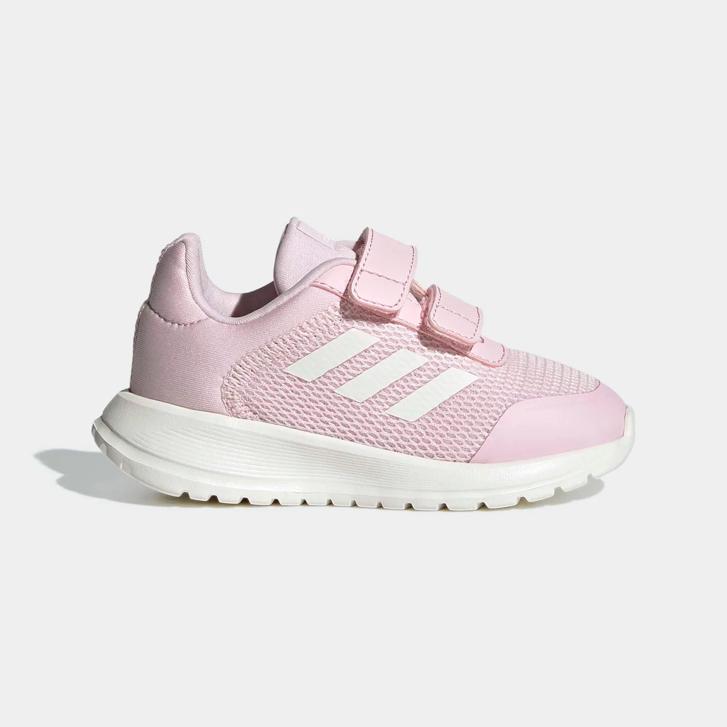 Детские спортивные кроссовки с липучкой Adidas Sportswear, Clpink/Cwhite/Clpink — фото 2
