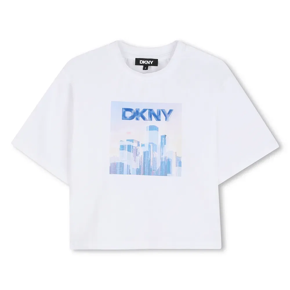 Футболка с коротким рукавом D62621 DKNY, белый