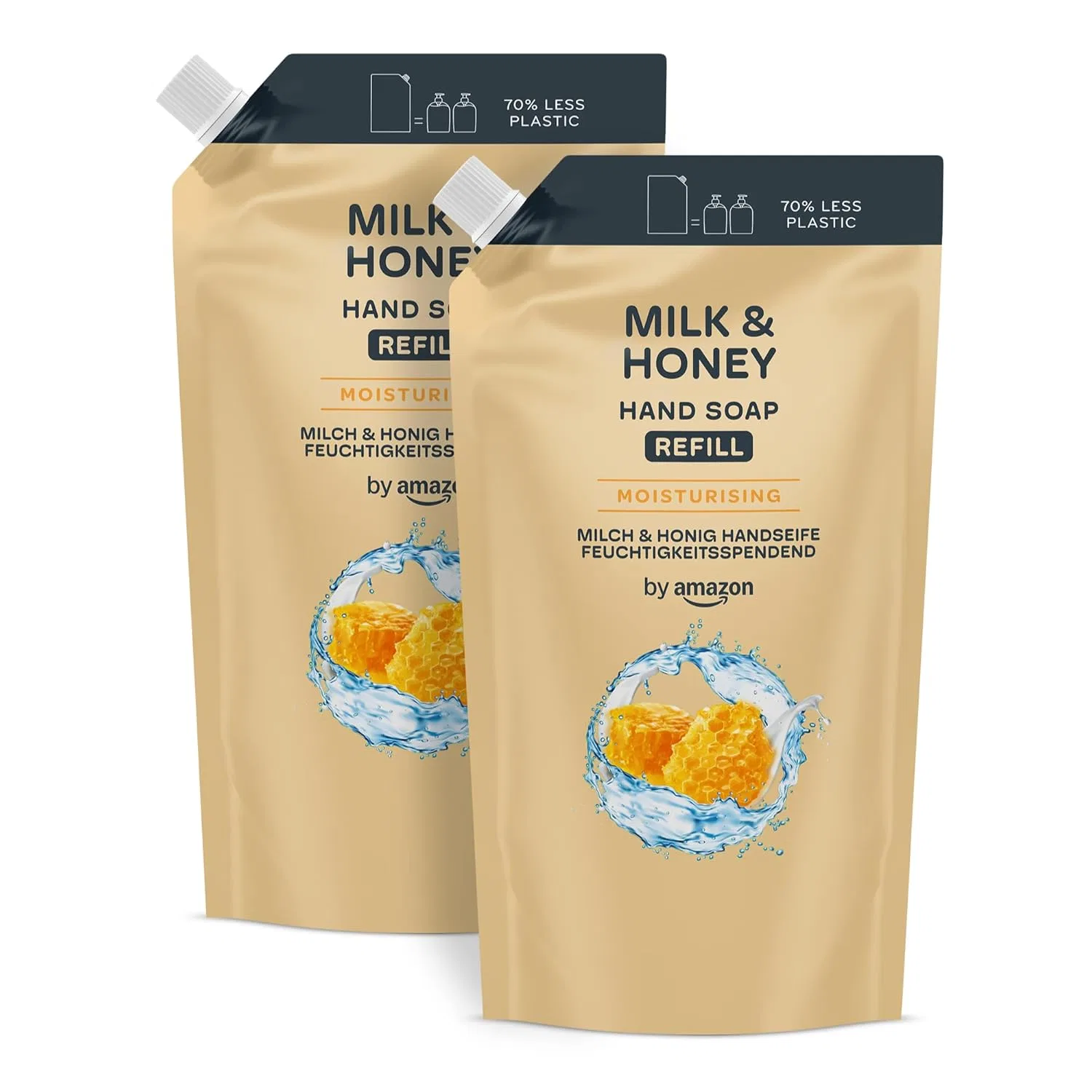 Гель для рук Milk & Honey, 2 x 1000 мл, by Amazon