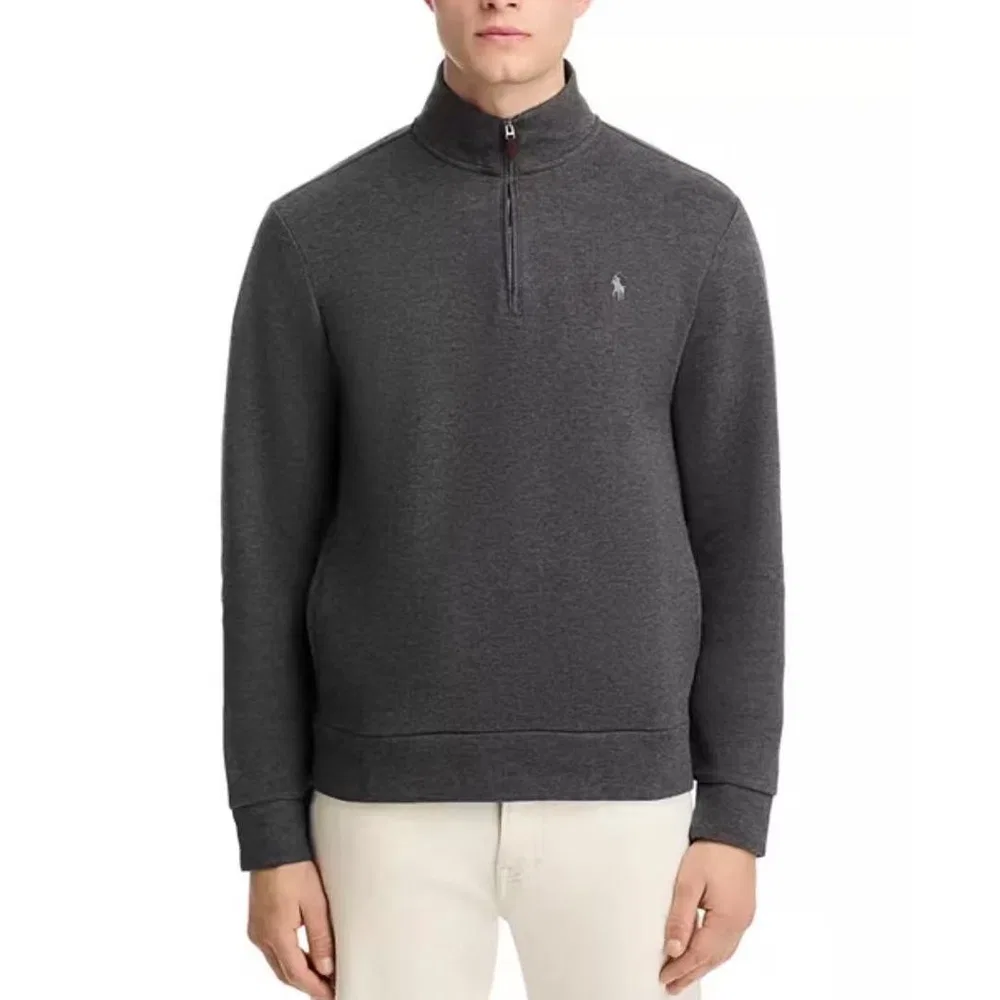 Мужской свитшот с круглым вырезом Polo Ralph Lauren, Heather Gray — фото 2