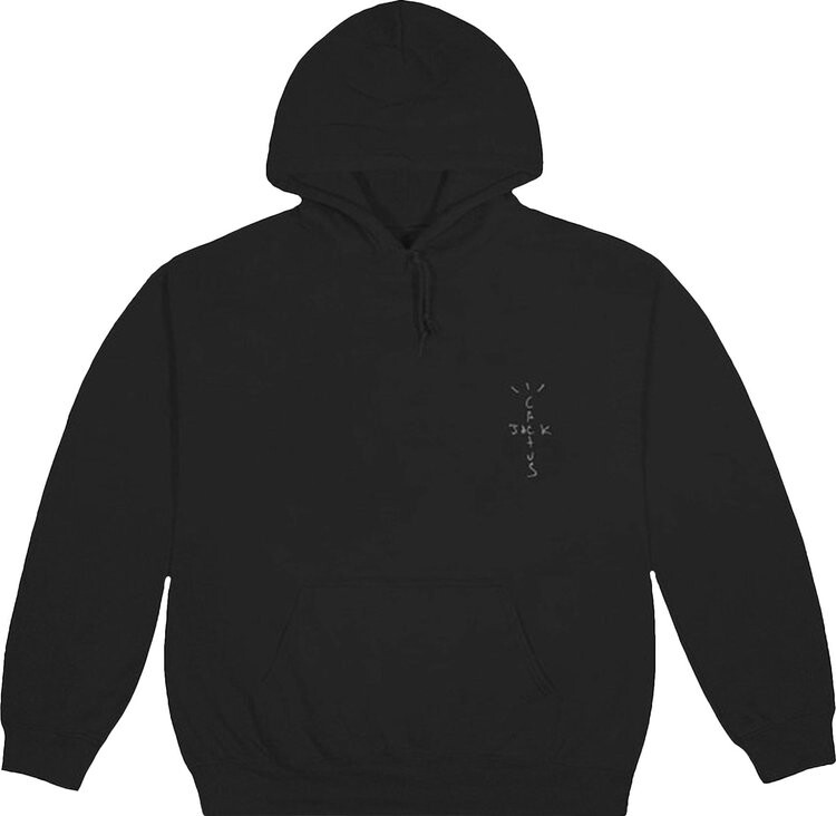 

Худи Cactus Jack by Travis Scott JACKBOYS Cracked Hoodie 'Black', черный