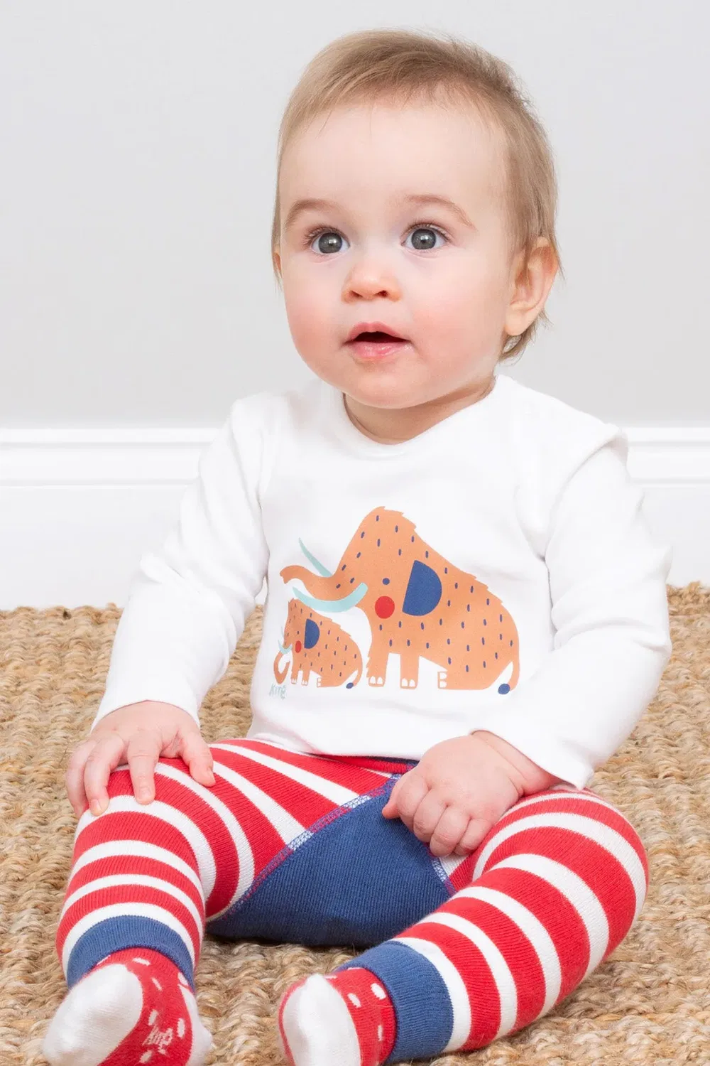 Детский боди-комбинезон Woolly and Me Kite, Cream — фото 2