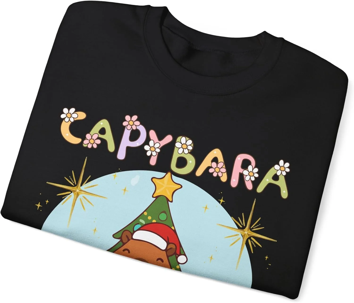 Толстовка My Capybara Holiday Cozy Crewneck, Unisex, Heavy Blend Cotton — фото 2