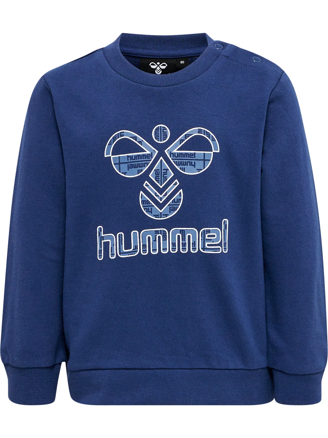 Детский свитшот с длинным рукавом HmlLime Hummel, Blau / Atlantikblau