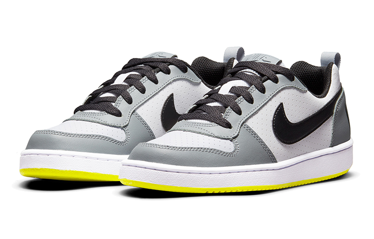 Кроссовки Nike Court Borough Low GS, белый/черный/серый — фото 3