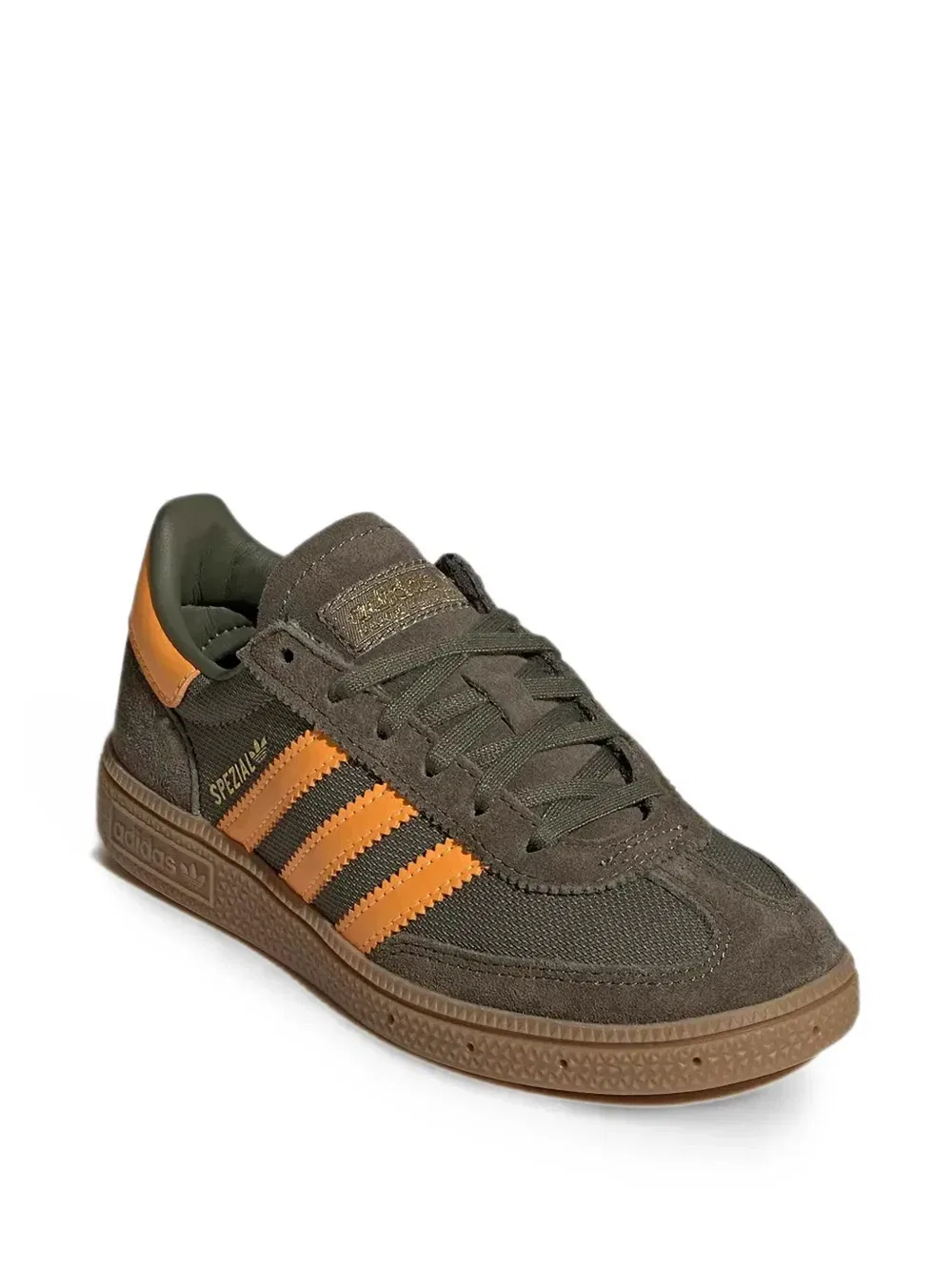 Кроссовки Spezial с кожаной отделкой Adidas Kids, зеленый — фото 3