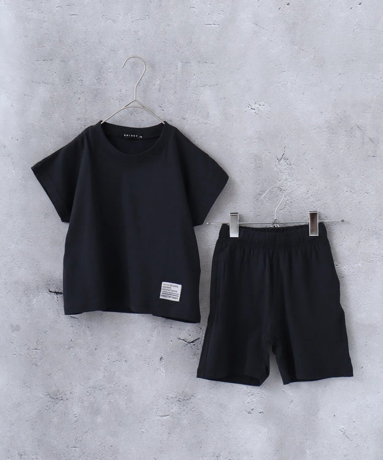 Детский комплект с коротким рукавом Overset KIDS FUNALIVE, Black