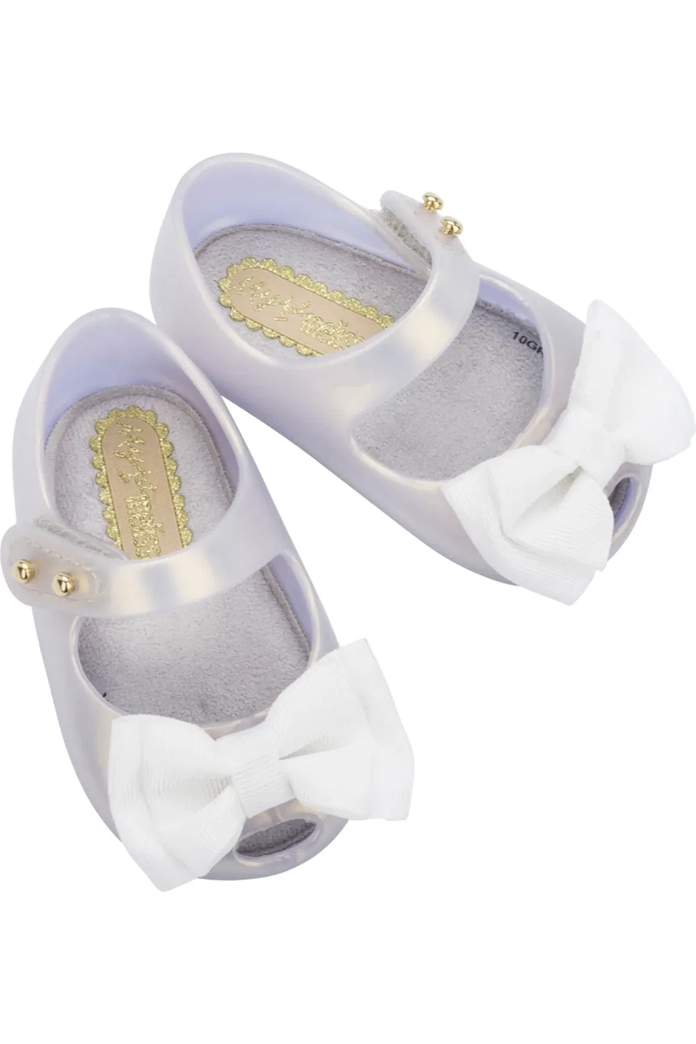 Детские туфли Мэри Джейн с бантом ароматизированные My First Melissa Mini Melissa, Pearly White — фото 3