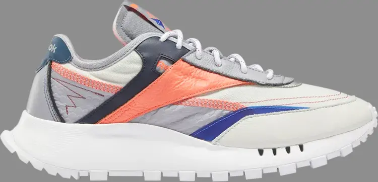 

Кроссовки classic leather legacy pure 'fog orange flare' Reebok, белый