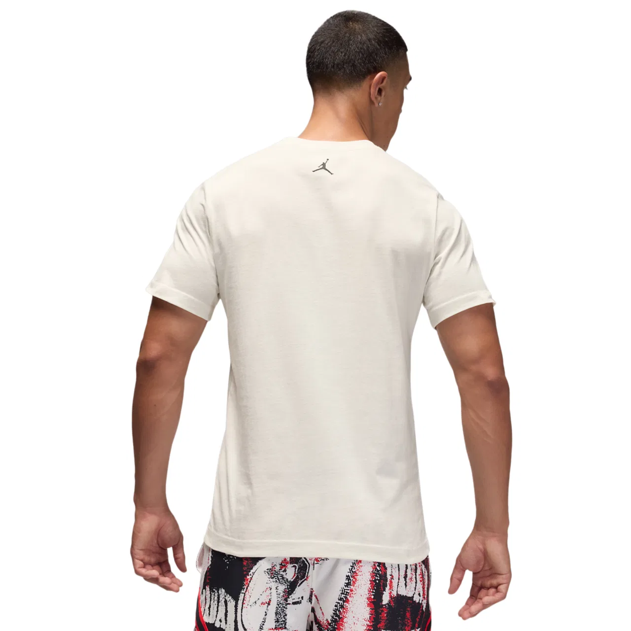 Футболка мужская Dri-FIT Sport Graphic Short Sleeve Crew Jordan, цвет Sail/Black — фото 2